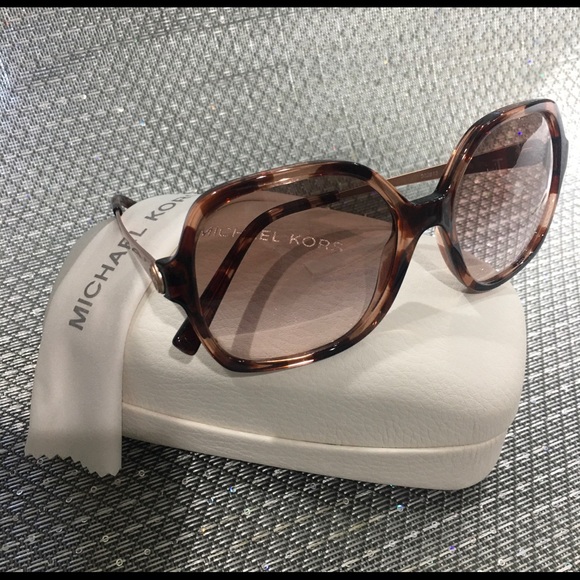 Michael Kors Rose Gold/Tortoise Sunglasses - Picture 1 of 3
